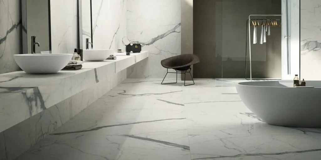 White Italian marble for Flooring